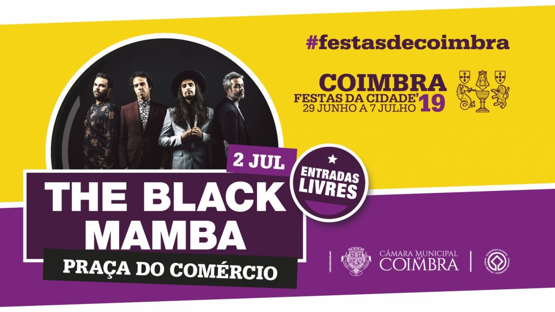 The Black Mamba atuam na Baixa de Coimbra para as Festas da Cidade 2019