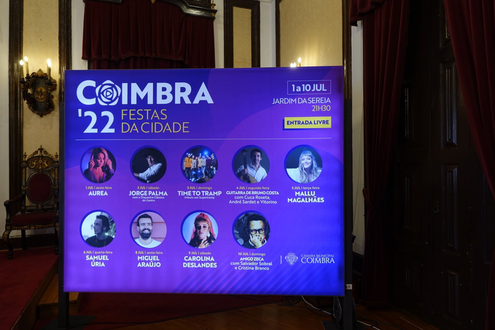 Festas Da Cidade De Coimbra De 01 A 10 De Julho Com Estreia De Artistas Internacionais — Coimbrapt 6040