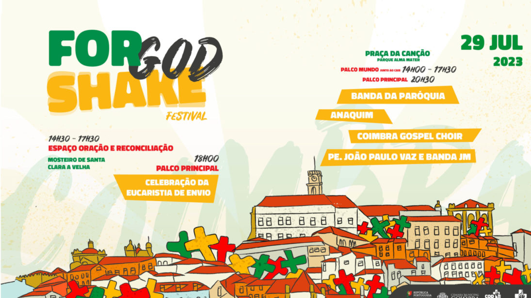 ‘For God Shake Festival’ reúne 20 mil jovens de todo o mundo em Coimbra a 29 de julho