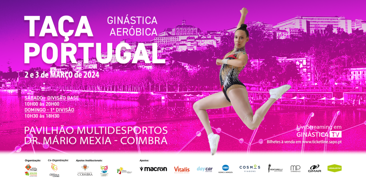 Coimbra acolhe a Taça de Portugal de Ginástica Aeróbica