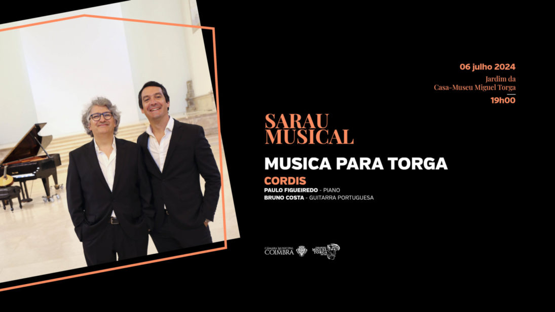 “Música para Torga” na Casa-Museu a 6 de julho com Paulo Figueiredo e Bruno Costa