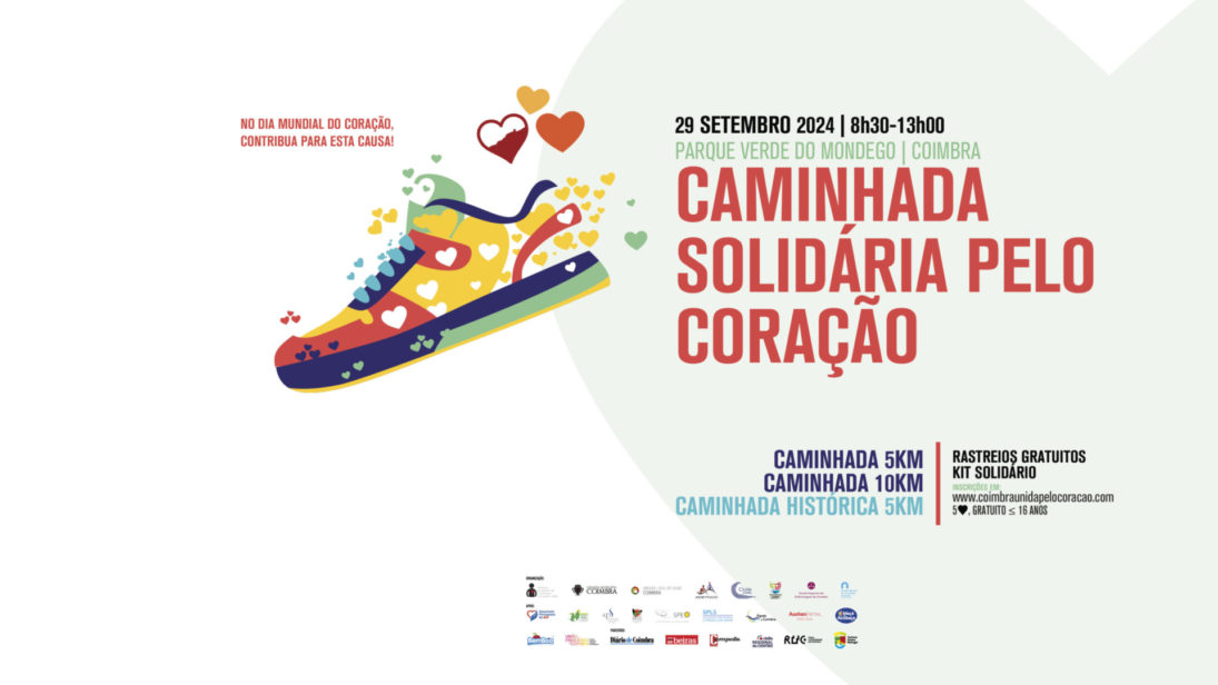 Coimbra realiza mais uma “Caminhada Solidária Pelo Coração” no dia 29 de setembro