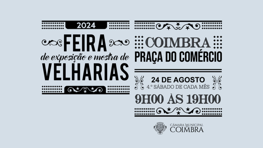 Praça do Comércio acolhe Feira de Velharias no próximo sábado