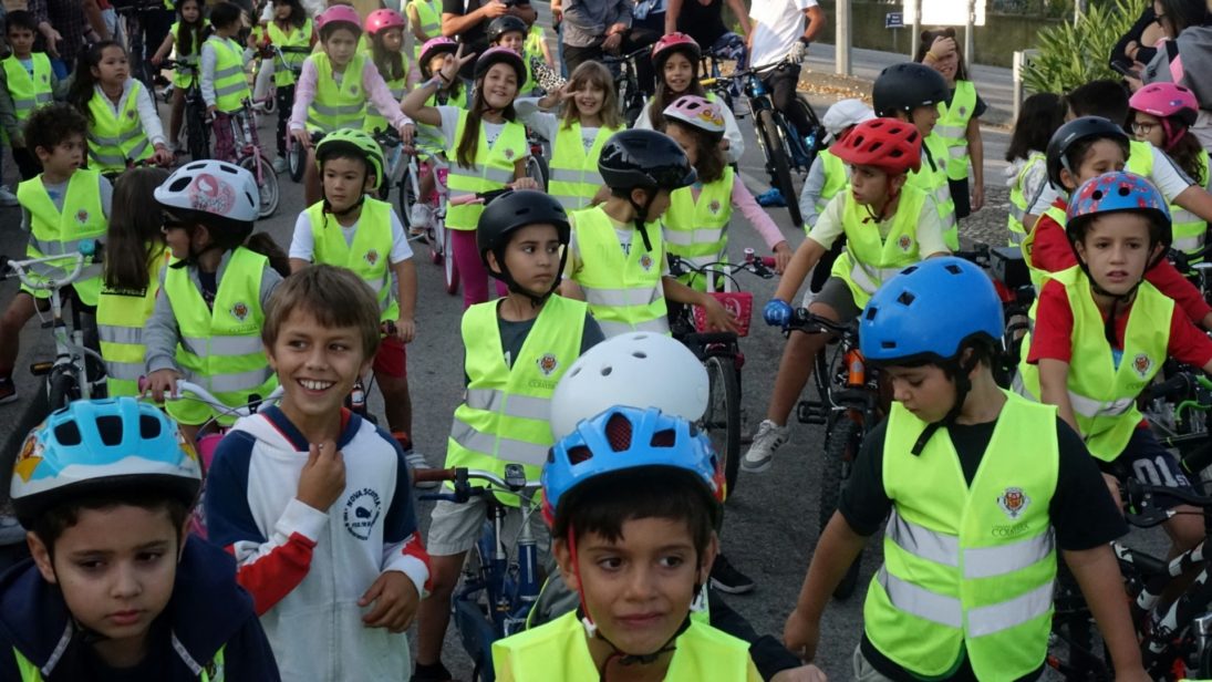 “Comboios de Bicicleta” na Escola Básica de Assafarge