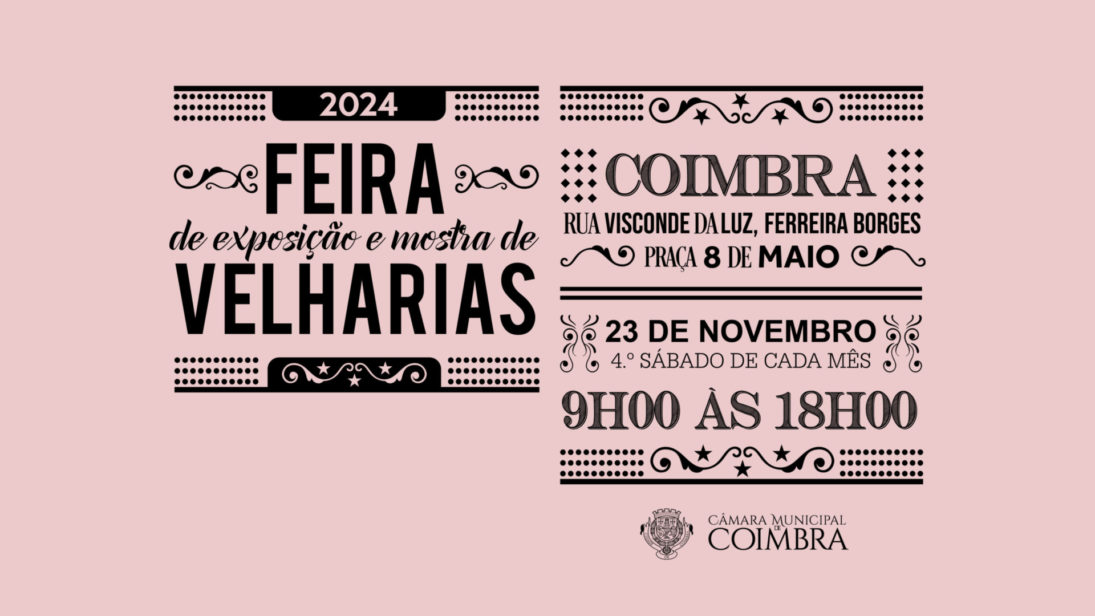 Feira de Velharias decorre no próximo sábado na Praça 8 de Maio e na Rua Visconde da Luz