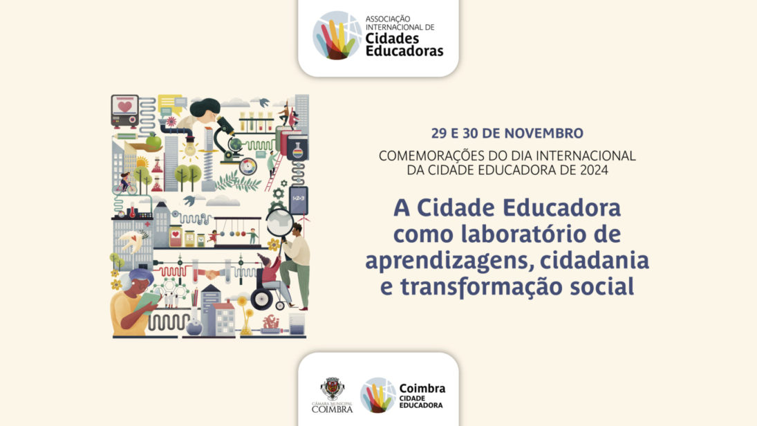 CM de Coimbra comemora Dia Internacional da Cidade Educadora a 29 e 30 de novembro