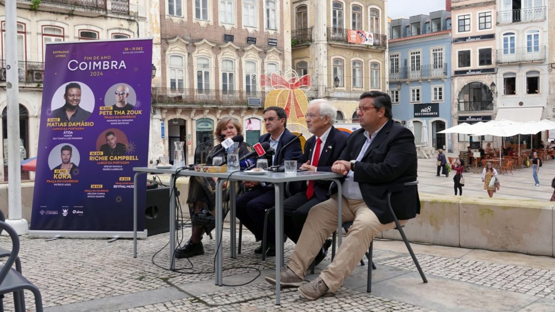 Fim de Ano em Coimbra estende-se por 4 dias e apresenta cartaz de luxo em 3 palcos