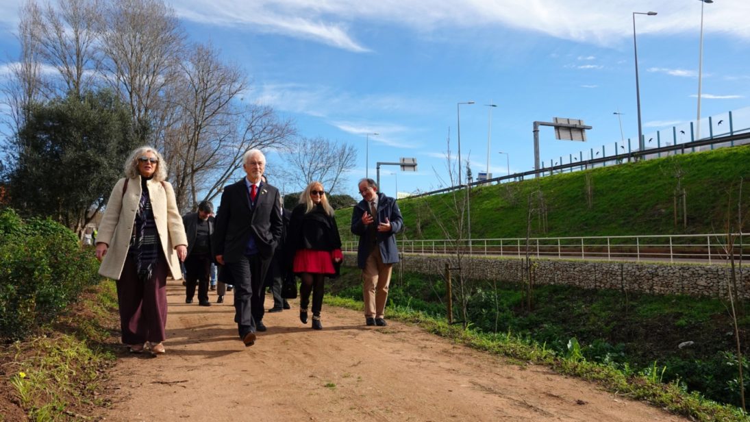 CM de Coimbra e Metro Mondego inauguram nova floresta urbana do Vale das Flores